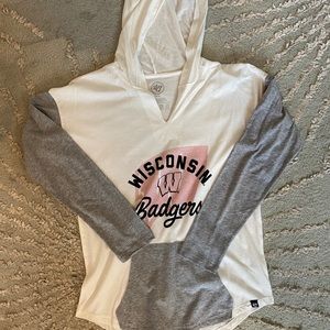 ‘47 Brand Wisconsin Badgers Long Sleeve Hoodie